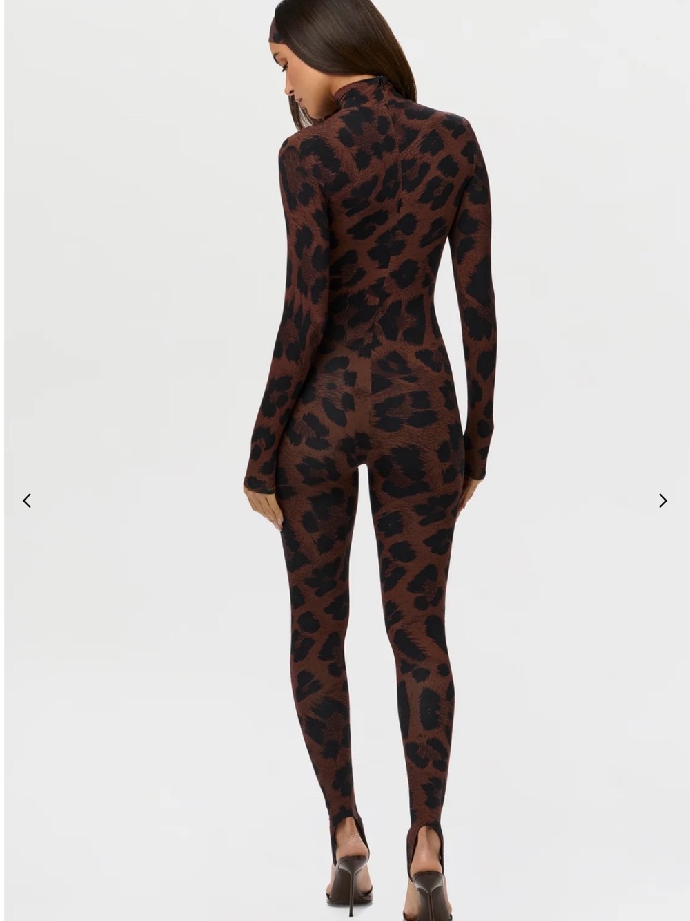 NWT NAKED PRINT STIRRUP JUMPSUIT PETITE - Picture 4 of 5